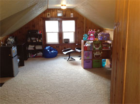 dormer room